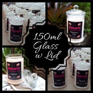 150ml Glass Scented Candle with Lid